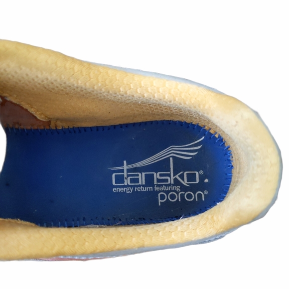 Dansko Womens Sneakers Shayla Gray Orange 7.5 - Picture 4 of 11